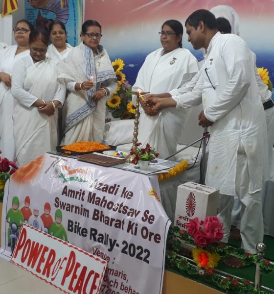 AZADI KE AMRIT MOHOTSAV- BIKE RALLY(POWER OF PEACE), Total bike 80 and 3 Car ,